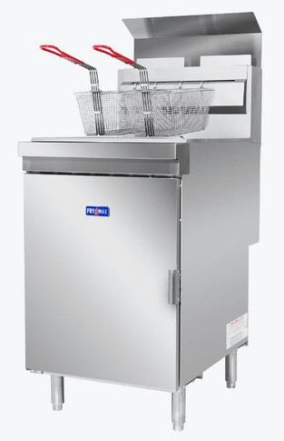 GasMax Superfast LPG Gas Tube Twin Vat Fryer - RC400TELPG