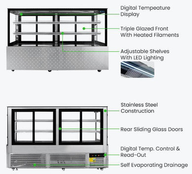 Bonvue Chilled Food Display - SG200FA-2XB