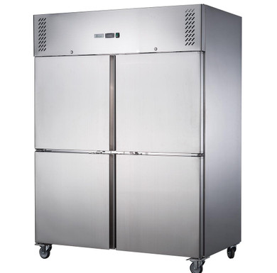 FED-X S/S Split Four Door Upright Freezer - XURF1200S2V