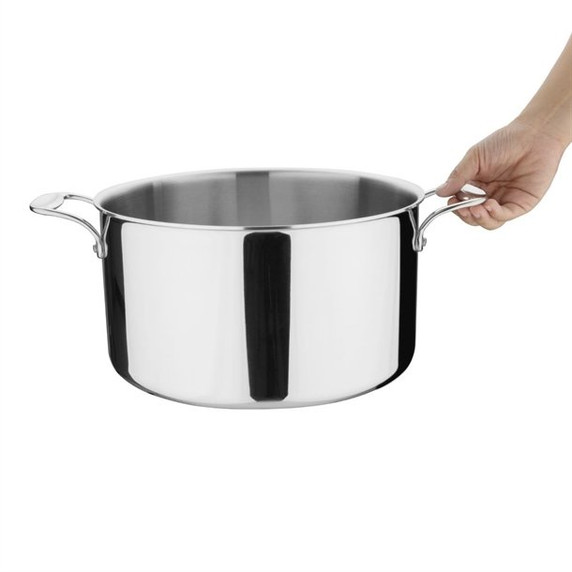 Vogue Y256 Tri Wall Stew Pan 9.5Ltr