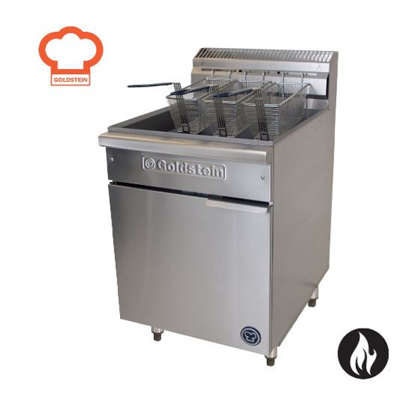 VFG24L Goldstein V Pan Gas Deep Fryer 36 Ltr 3 Baskets