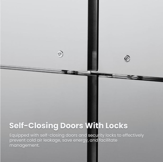 SUF1000 TROPICAL Thermaster 4 x Half door SS Freezer