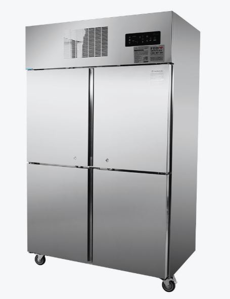 SUF1000 TROPICAL Thermaster 4 x Half door SS Freezer