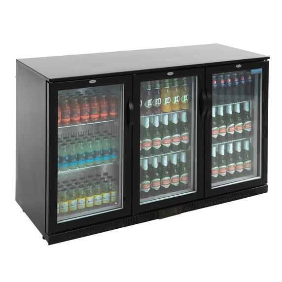 Polar GL004-A G-Series Counter Back Bar Cooler with Hinged Doors 330Ltr