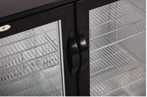 Polar GL004-A G-Series Counter Back Bar Cooler with Hinged Doors 330Ltr