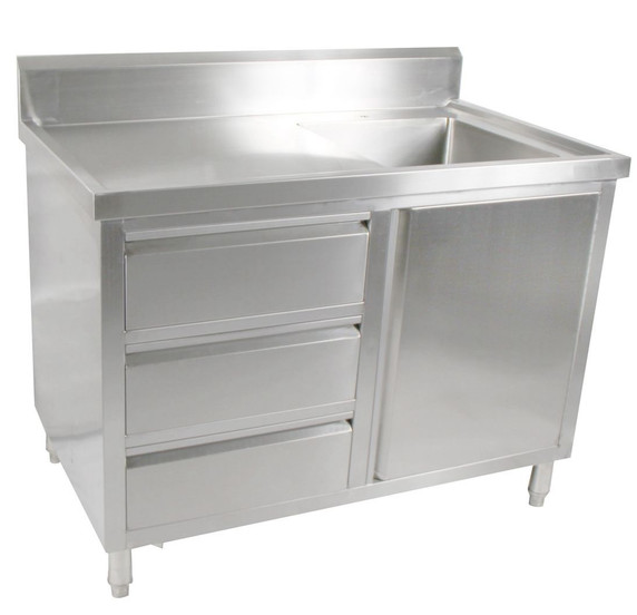 SC-7-1200R-H Cabinet with Right Sink 