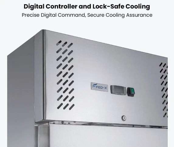 FED-X XURC400SFV Single Door Upright Fridge 429L | 10A 4M1 Food-Safe