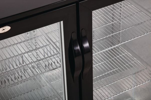 Polar GL014-A G-Series Back Bar Cooler with Hinged Doors 320Ltr