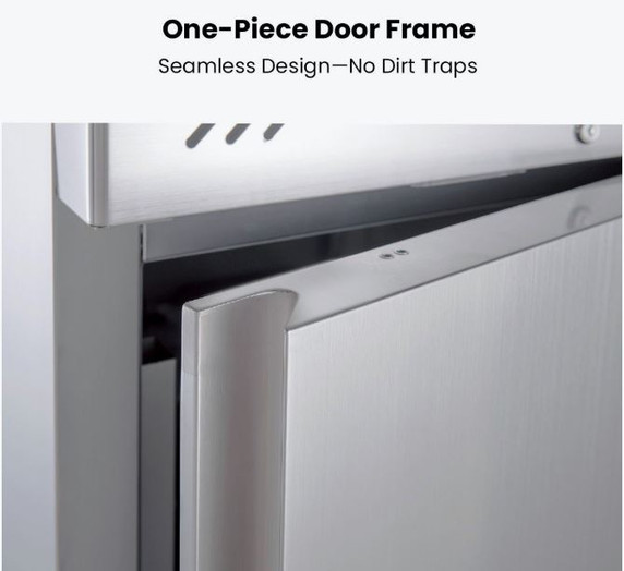 FED-X S/S Two Full Door Upright Freezer - XURF1200SFV