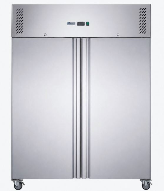 FED-X S/S Two Full Door Upright Freezer - XURF1200SFV