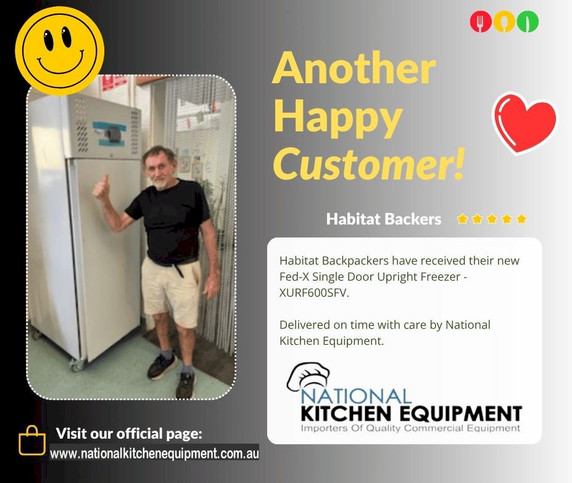 FED-X S/S Single Door Upright Freezer - XURF600SFV