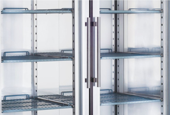 FED-X S/S Two Full Glass Door Upright Freezer - XURF1410G2V