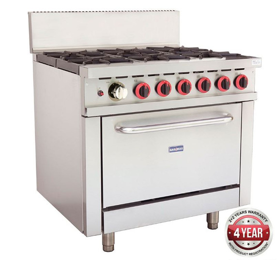 GBS6TLPG Gasmax 6 Burner With Oven Flame Failure