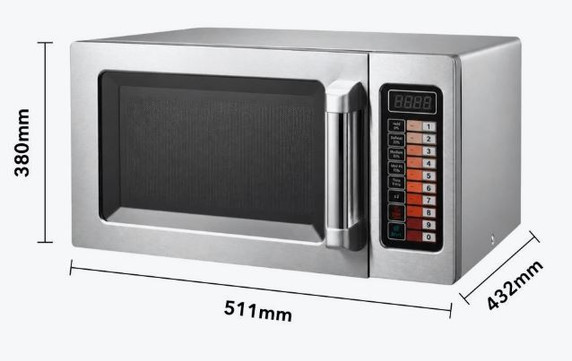 Benchstar Stainless Steel Microwave Oven - MD-1000L