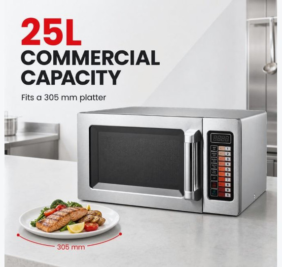 Benchstar Stainless Steel Microwave Oven - MD-1000L