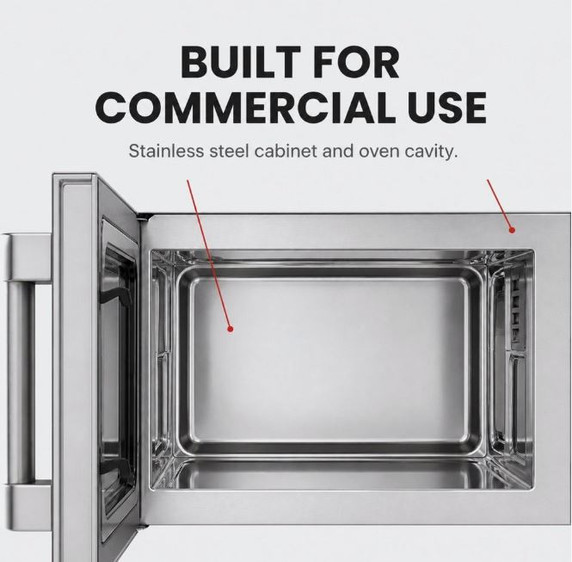 Benchstar Stainless Steel Microwave Oven - MD-1000L