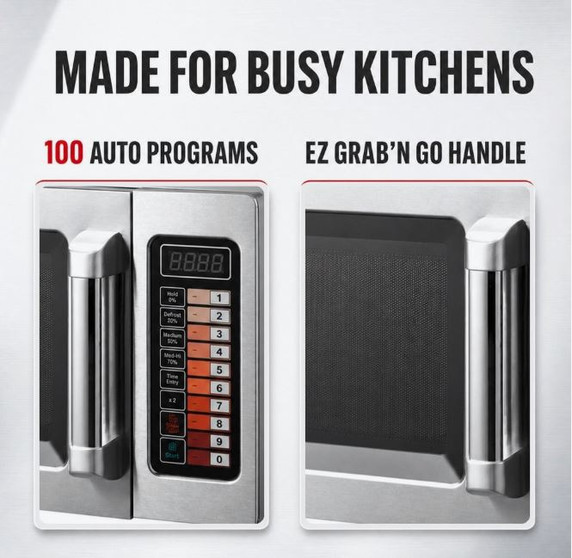Benchstar Stainless Steel Microwave Oven - MD-1000L
