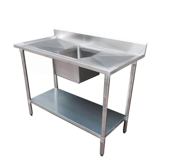 Modular System Single Sink Bench Centre 1500x600x900mm Modular System Single Sink Bench Centre 1500x600x900mm