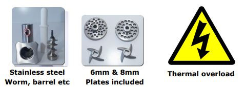 Grange GRTJ22 Commercial Meat Mincer