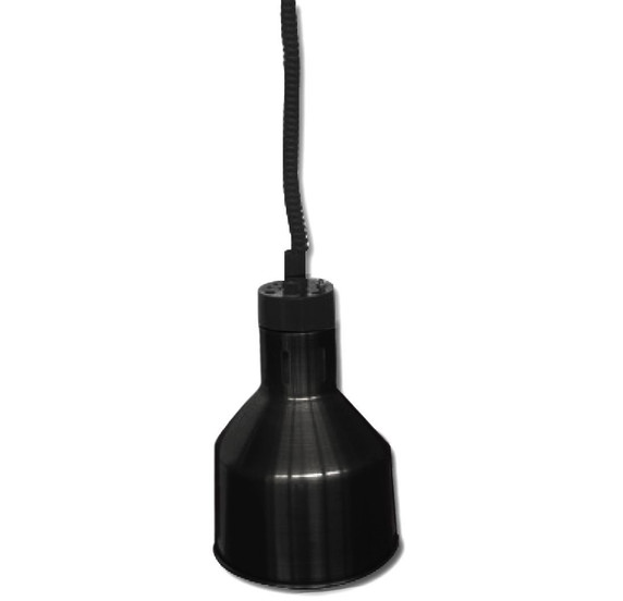 Pull Down Heat Lamp Black HYWAL03