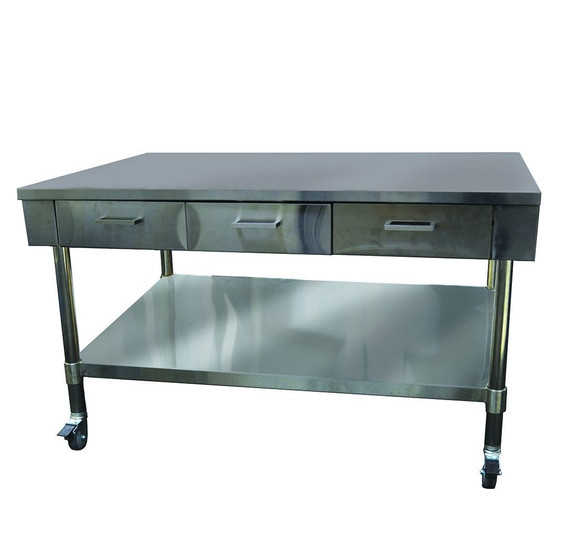 SWBD8-3 Work Bench with 3 Drawers and Under Shelf 1220mm Width