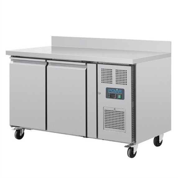 Polar DL914-A U-Series 2 Door Counter Fridge with Upstand 282Ltr Polar DL914-A U-Series 2 Door Counter Fridge with Upstand 282Ltr