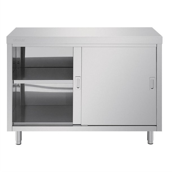 Vogue CE151 Stainless Steel Floor Standing Cupboard 1200mm Vogue CE151 Stainless Steel Floor Standing Cupboard 1200mm