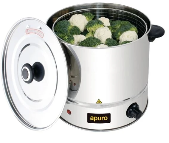 Apuro CL205-A 6L Commercial Benchtop Food Steamer | 10A Plug