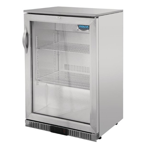 Polar GL007-A G-Series Counter Back Bar Cooler with Hinged Door Stainless Steel 138Ltr Polar GL007-A G-Series Counter Back Bar Cooler with Hinged Door Stainless Steel 138Ltr