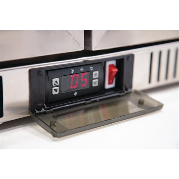 Polar GL008-A  G-Series Counter Back Bar Cooler with Hinged Doors Stainless Steel 208Ltr Polar GL008-A  G-Series Counter Back Bar Cooler with Hinged Doors Stainless Steel 208Ltr