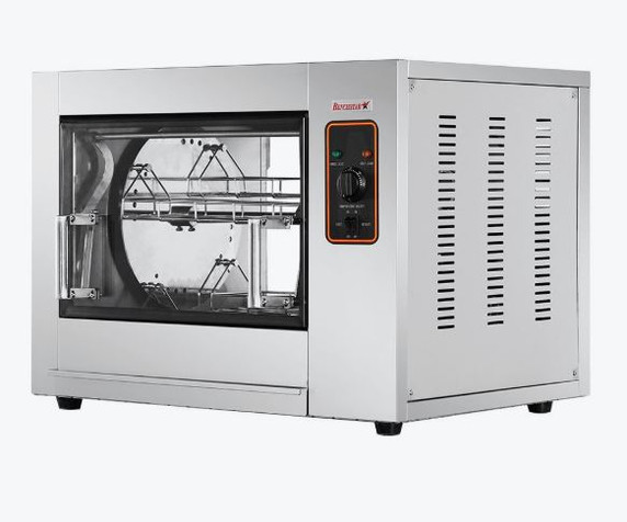 Benchstar YXD-266E Compact Heavy Duty 4-Basket Commercial Chicken Rotisserie (8-12 Birds)