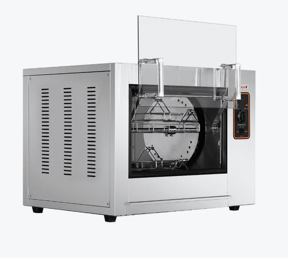 Benchstar YXD-266E Compact Heavy Duty 4-Basket Commercial Chicken Rotisserie (8-12 Birds)