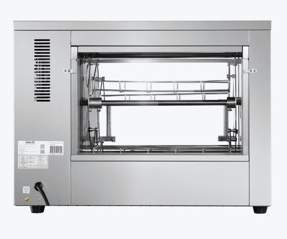 Benchstar YXD-266E Compact Heavy Duty 4-Basket Commercial Chicken Rotisserie (8-12 Birds)