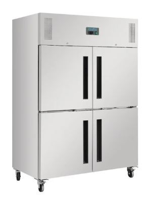 Polar DL709-A G-Series 2 Stable Door Upright Fridge 1200 Ltr Stainless Steel