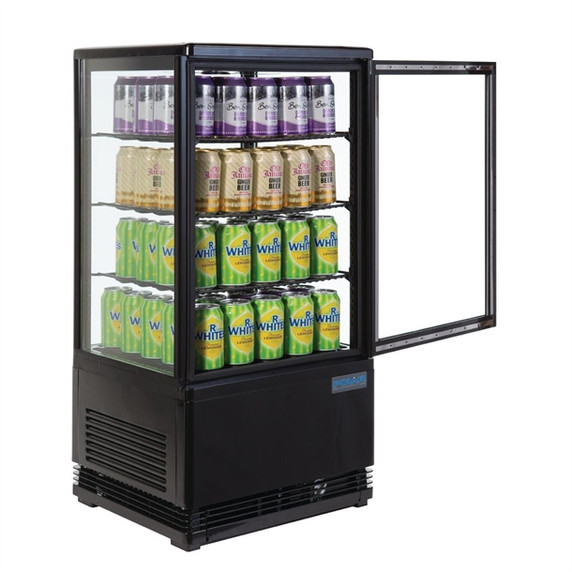 Polar G211-A C-Series Display Fridge Black 68Ltr Polar G211-A C-Series Display Fridge Black 68Ltr