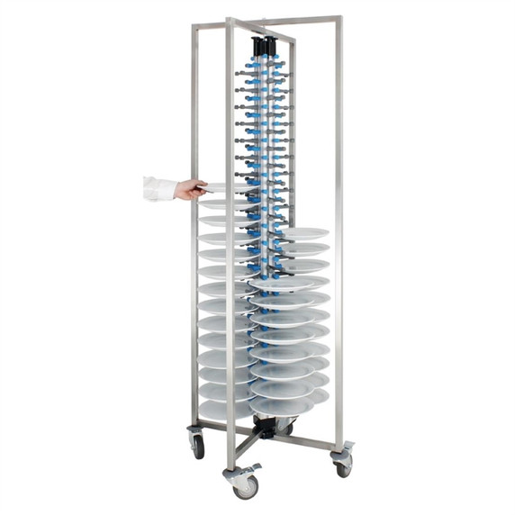 Vogue GK978 Mobile Plate Rack 84 Plates Vogue GK978 Mobile Plate Rack 84 Plates