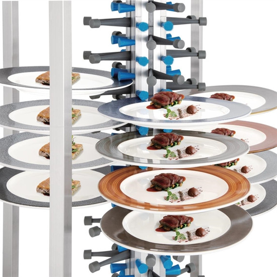 Vogue GK978 Mobile Plate Rack 84 Plates