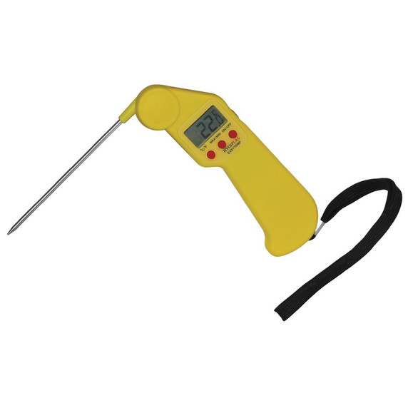 CF912 Hygiplas Easytemp Colour Coded Yellow Probe Thermometer