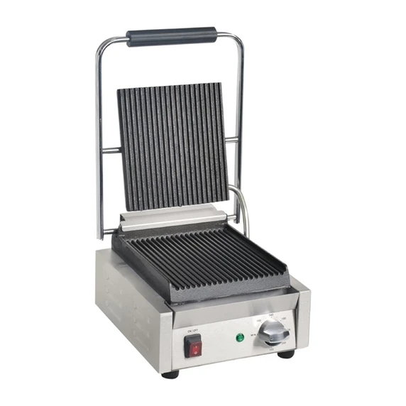 Apuro DY993-A Single Contact Grill with Ribbed Cast Iron Plates