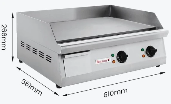 Benchstar GH-610E 610mm Electric Commercial Hotplate Griddle | 6kW