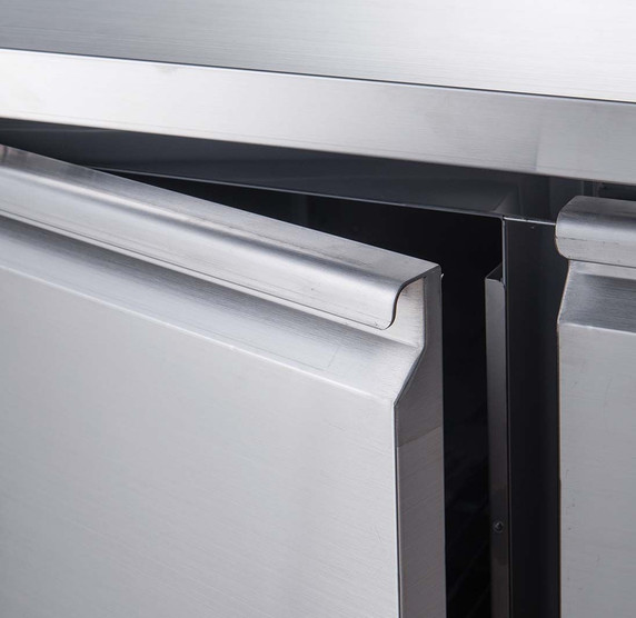 FED-X XPZ2600TN 2-Door Saladette 390L | 43°C Tropical 5-Star GEMS