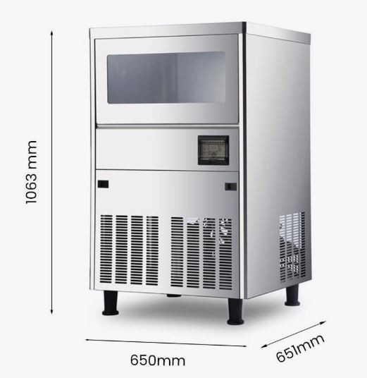 Blizzard SN-80C 95kg Commercial Crescent Ice Machine