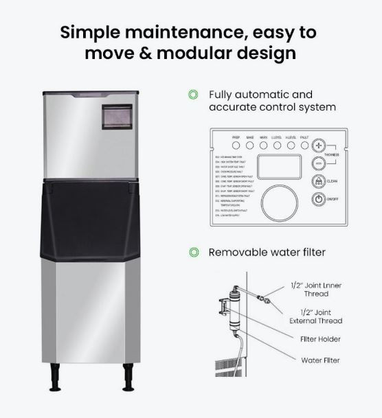 Blizzard Professional Ice Maker - SN-145C