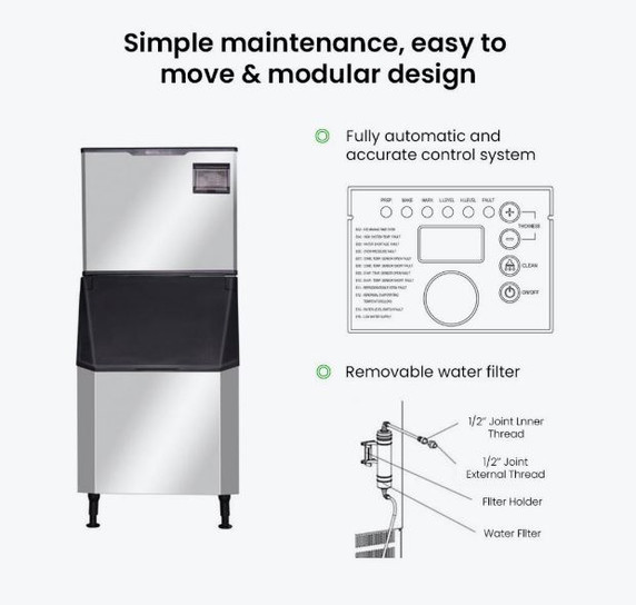 Blizzard Professional Ice Maker SN-280C