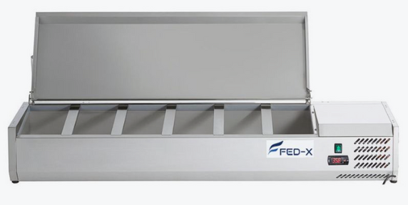 FED-X Salad Bench with Stainless Steel Lid FED-X Salad Bench with Stainless Steel Lid