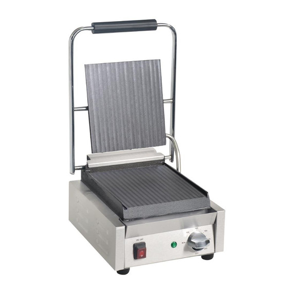 Apuro DY996-A Single Contact Grill Flat Plates