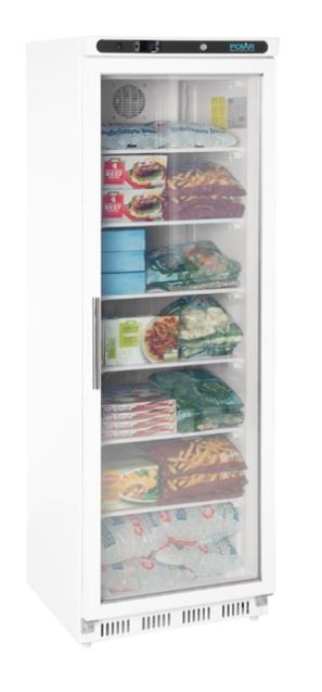 Polar CB921-A C-Series Glass Door Display Freezer 365Ltr White