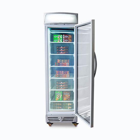 Bromic Upright Display Freezer - 300L - 1 Door - Flat Glass - Lightbox Bromic Upright Display Freezer - 300L - 1 Door - Flat Glass - Lightbox
