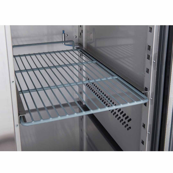 FED-X Two Glass Door Bench Fridge - XUB6C13G2V