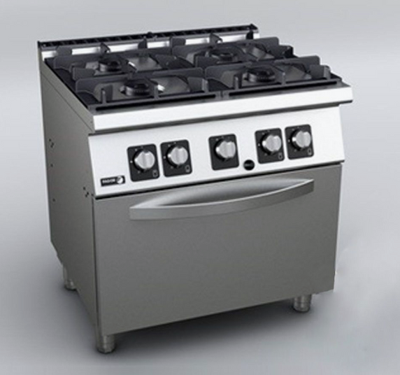 Fagor Kore 700 4 Burner Gas Range with Gas Oven - C-G741H Fagor Kore 700 4 Burner Gas Range with Gas Oven - C-G741H